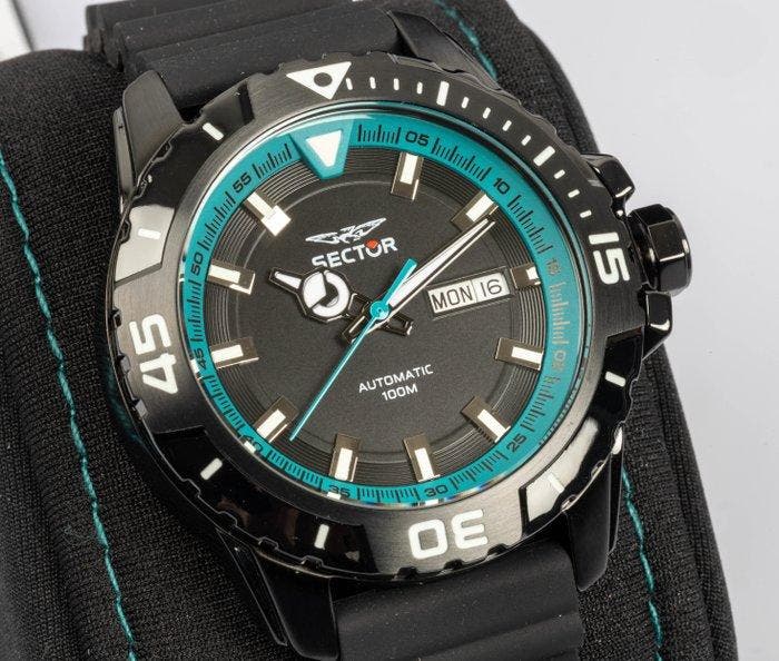 Sector - Legend - Automatic - Black - 100 M - 43 mm - Sans, Bijoux, Sacs & Beauté, Montres | Hommes