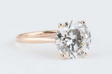 Zonder minimumprijs - Ring - 14 karaat Roségoud - 7.05ct., Nieuw