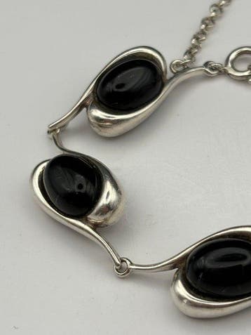 Argent - Bracelet - Onyx