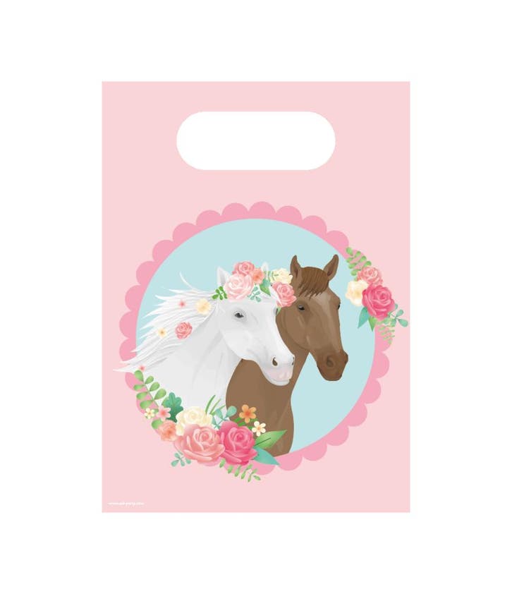 Paard Uitdeelzakjes 6st, Hobby & Loisirs créatifs, Articles de fête, Envoi
