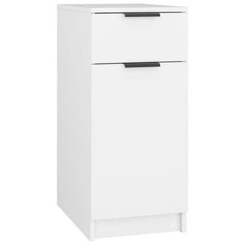 Caisson bureau blanc 33x50x75cm - Jusqua epuisement -40%, Verzenden, Nieuw