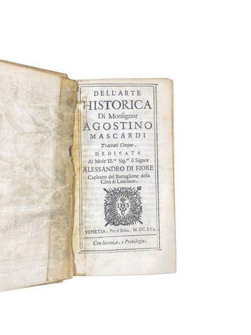 A. Mascardi - Dell’Arte Historica - 1655, Antiek en Kunst