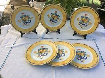 Bernardaud & Co. Limoges - Bord (6) - borghese - Porselein -