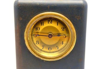 Vintage alarmtafelklok met geïntegreerde spaarpot - Jgeha -