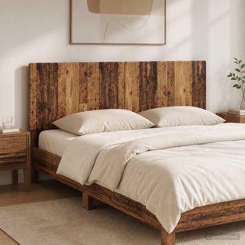 vidaXL Wandgemonteerd Hoofdbord BREDA Oud hout Bewerkt hout, Verzenden