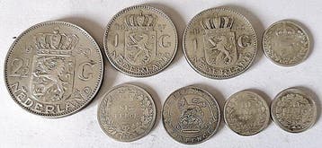 Nederland, Verenigd Koninkrijk. Collection of silver coins
