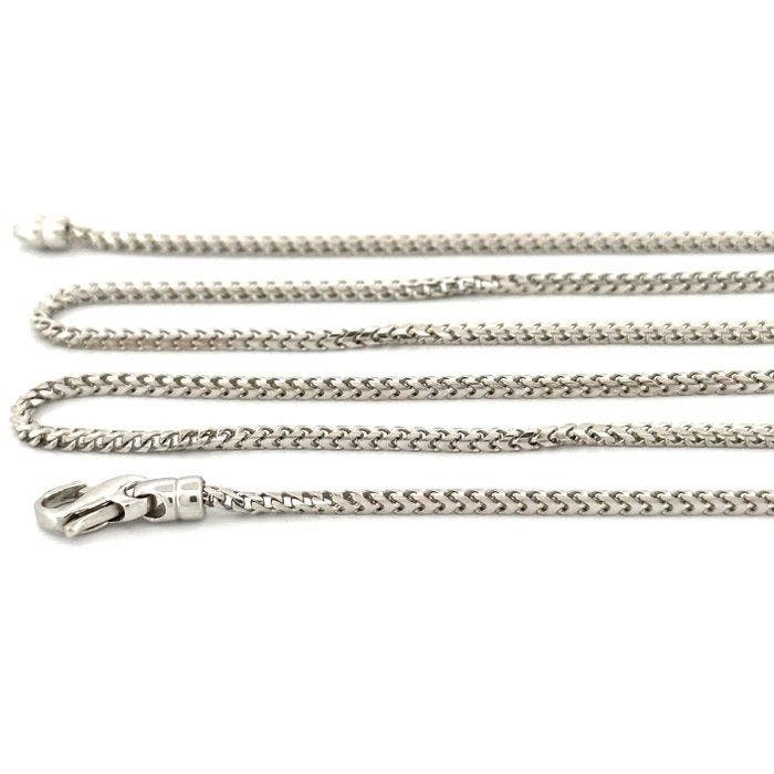 Vieri - Halsketting - 5.8 g - 18 karaat Witgoud, Handtassen en Accessoires, Kettingen
