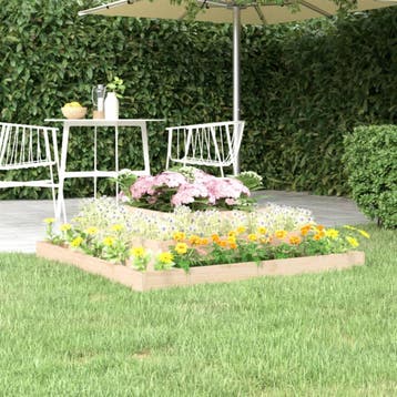 vidaXL Plantenbak 110x110x27 cm massief grenenhout, Verzenden
