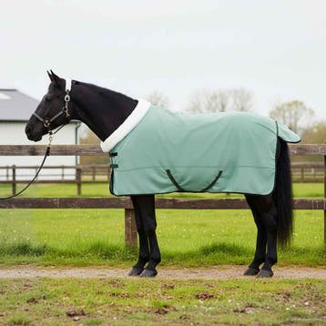 vidaXL Paardendeken Bijzondere Groen 135 cm Polar fleece, Verzenden, Nieuw