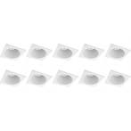 Spot Armatuur 10 Pack - Pragmi Minko Pro GU10 inbouwspot - L, Verzenden, Nieuw