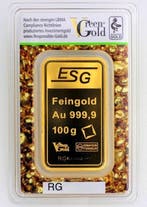100 grammes - Or .999 - ESG - Auropelli - Valcambi SA -