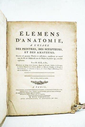 M. Sué le Fils - Elémens Danatomie, a lusage des peintres,