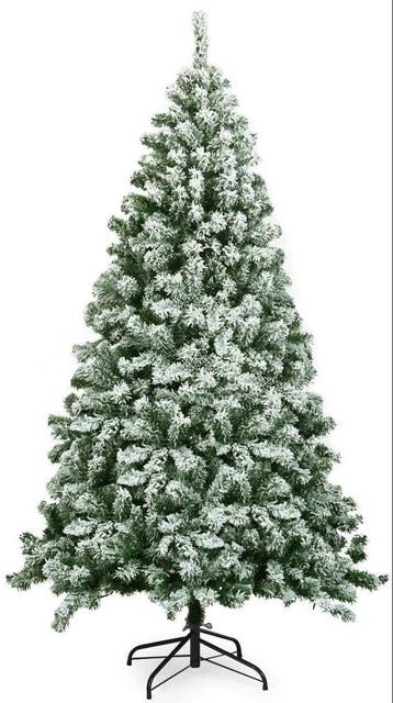 Kerstboom met sneeuw - Kunstkerstboom - 180 cm - Met standaa, Verzenden, Nieuw