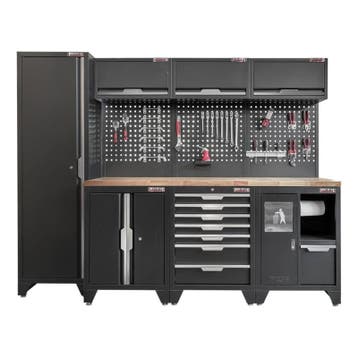 Gereedschapskasten set wandlengte 264 cm. tweedeurs lage, Ophalen of Verzenden, Nieuw