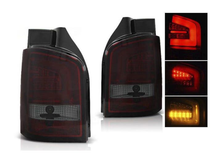 LED bar achterlichten Red Smoke geschikt voor VW T5, Auto-onderdelen, Verlichting, Nieuw, Volkswagen, Verzenden