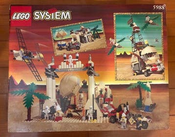 Lego Set - 5988 - Adventurers - Pharaohs Forbidden Ruins, Nieuw
