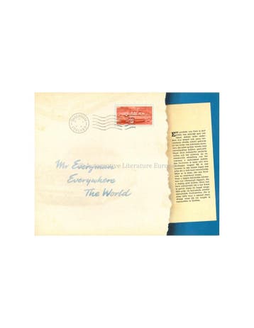1957 FORD UK PROGRAMMA BROCHURE NEDERLANDS, Ophalen of Verzenden, Nieuw