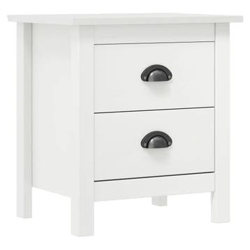 Nachtkastje Hill, massief hout: Tweede kansje, OP = OP!, Maison & Meubles, Chambre à coucher | Tables de chevet, Verzenden