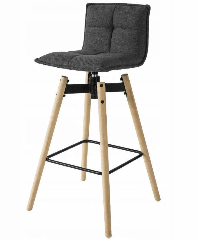 2dekans | SoBuy Barkruk FST45-DG - 360 Graden Draaibaar - 48, Huis en Inrichting, Stoelen, Ophalen of Verzenden