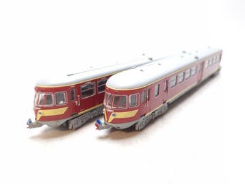 DKM Holland Rail H0 - Rame automotrice (1) - DE-2 rouge n°, Nieuw