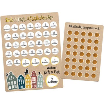Aftelkalender Welkom Sint En Piet, Verzenden, Nieuw