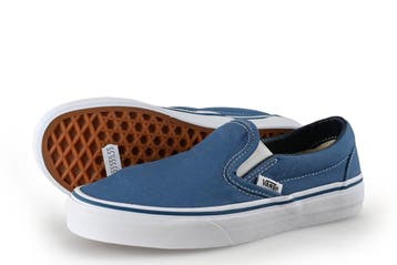 Vans Instappers Jongens in maat 35 Blauw, Jongen of Meisje, Schoenen, Zo goed als nieuw, Vans