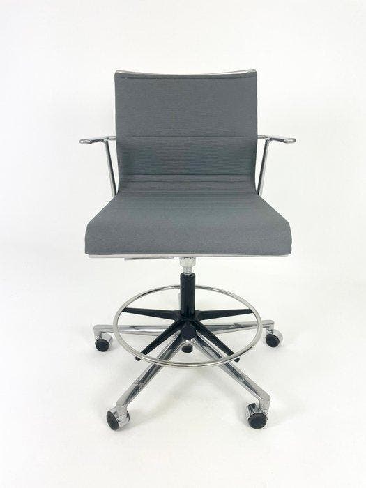 ICF - Chaise - Bâton - Aluminium, Textile, Antiquités & Art, Antiquités | Meubles | Chaises & Canapés