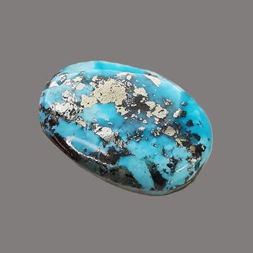 Turquoise Cabochon - Hoogte: 18 mm - Breedte: 25 mm- 6.5 g -