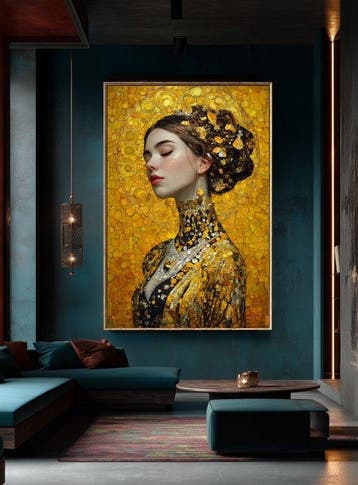 Mrs Art Prime - Pride and Prejudice in Klimt Style #9