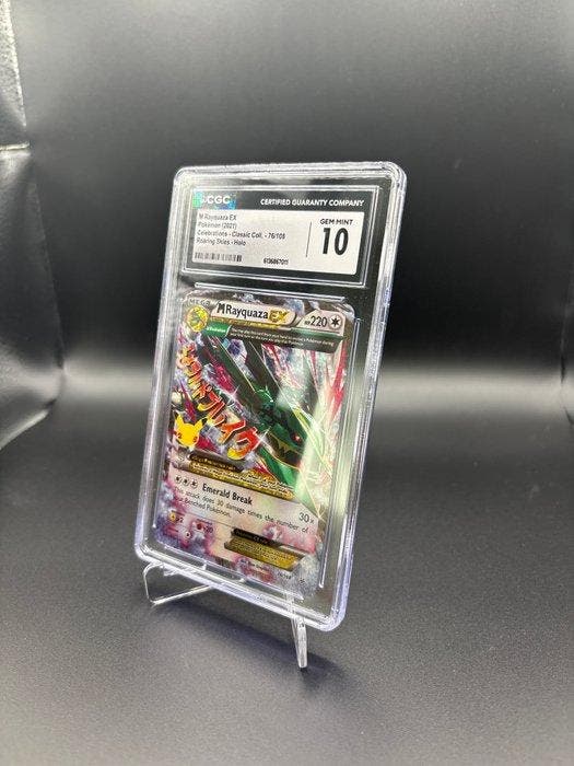 Pokémon - 1 Graded card M Rayquaza Ex Celebrations - CGC 10, Hobby en Vrije tijd, Verzamelkaartspellen | Pokémon