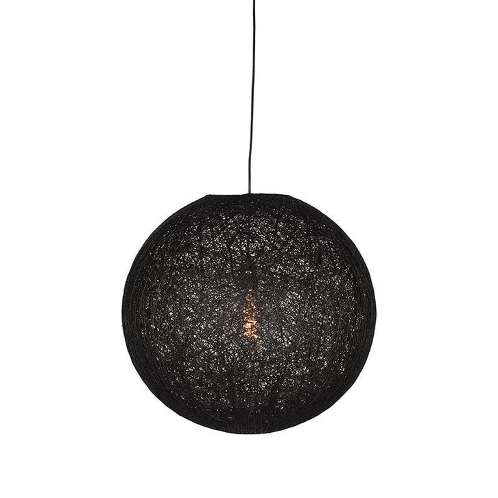 Hanglamp Twist | Zwart | Vlas | M LABEL51, Zakelijke goederen, Horeca | Keukenapparatuur, Nieuw in verpakking, Verzenden