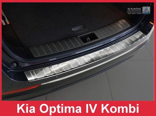 Achterbumperbeschermer | Kia Optima IV Combi 2016- | rvs, Auto diversen, Auto-accessoires, Nieuw, Verzenden