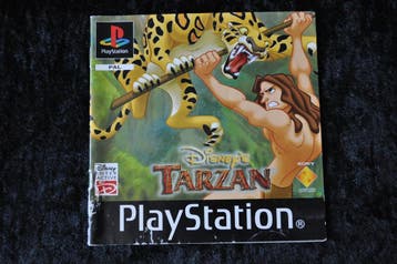 Disneys Tarzan Playstation 1 PS1 Manual Only PAL, Verzenden