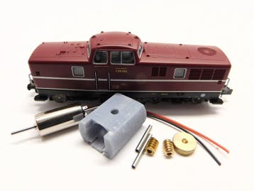 micromotor NM069C motor ombouwset voor Minitrix BR 280, V 80, Overige merken, Gelijkstroom, Verzenden, Overige typen