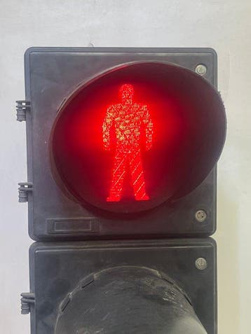 voetgangers stoplicht - Lichtbord - IJzer, Plastic