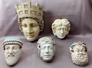 Mask (5) - Griekenland - 1970-1980 - Wandmaskers Griekse