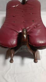 Voetensteun - Hout, Leder