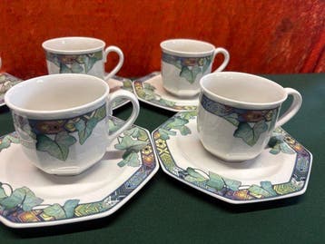 Villeroy & Boch - Service à thé et café (6) - Pasadena -, Antiquités & Art