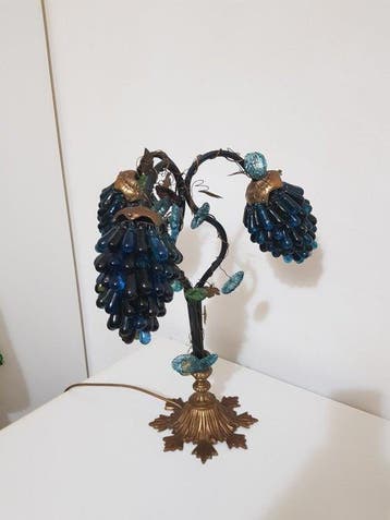 Tafellamp - Muranoglas - Art-nouveau lamp
