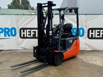 Toyota 8FBE15T hh 330 cm (2019) compacte heftruck MET VIDEO, 1000 tot 2000 kg, Elektrisch, Heftruck, Toyota
