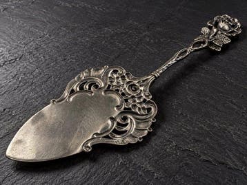 Christoph Bach - Taartschep - .835 zilver - 1930-1940 -, Antiek en Kunst
