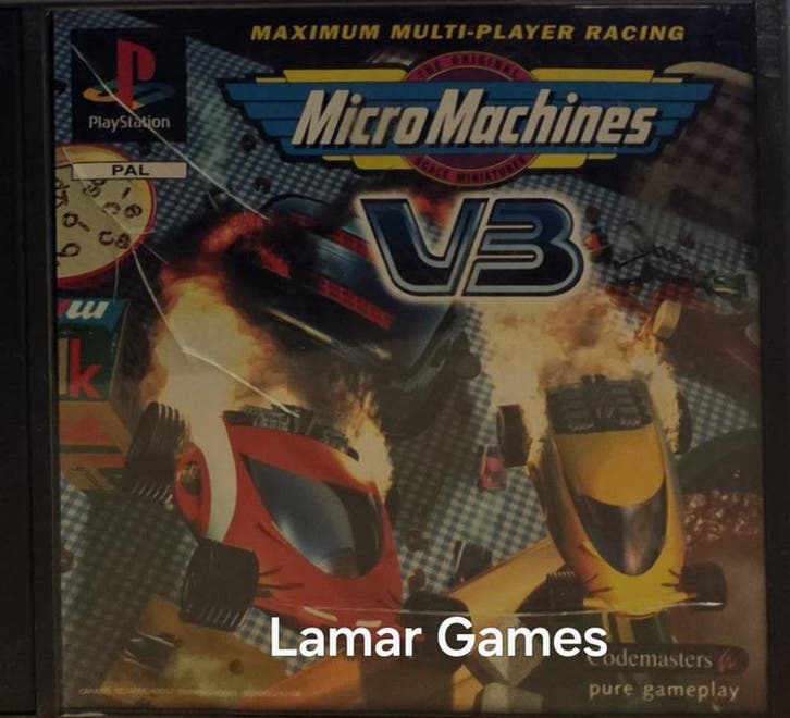 Micro Machines V3 (PS1 tweedehands game), Games en Spelcomputers, Games | Sony PlayStation 1, Ophalen of Verzenden