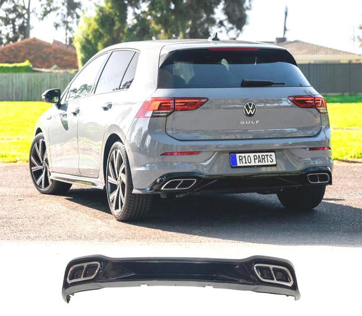 DIFFUSEUR VOLKSWAGEN VW GOLF 8 21-23 LOOK R LINE DOUBLE SORT, Autos : Pièces & Accessoires, Carrosserie & Tôlerie, Envoi
