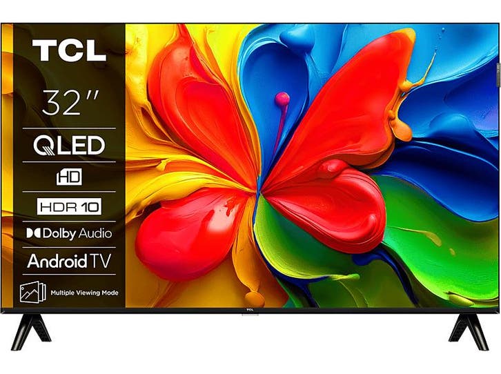 Tcl -  Hd Qled-tv 32 Inch 2025 - Zwart, Audio, Tv en Foto, Televisies, 80 tot 100 cm, 80 tot 100 cm, Nieuw, Overige merken, Verzenden