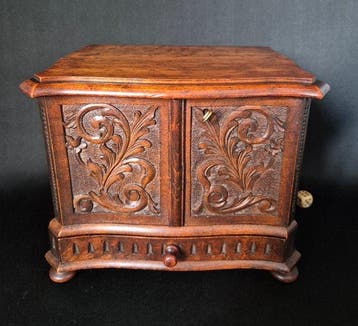 Swartzwald - Humidor - Walnoot, Lindehout - Sigaren kastje, Antiek en Kunst