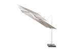 4 Seasons Outdoor Siesta parasol 300 x 300 cm taupe, wit, Nieuw