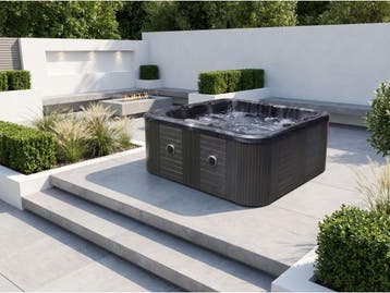Veiling - 5-Persoons Outdoor Spa / Jacuzzi 208x208cm, Jardin & Terrasse, Bains à remous et Spas