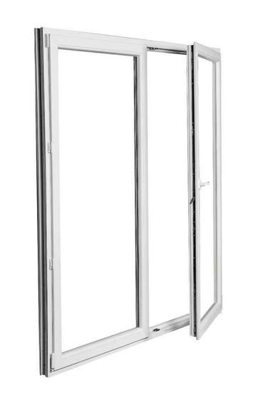 PVC Ramen, h130 x b150 Draai-Draaikip Verhuisraam/Stolp raam, 75 tot 150 cm, Kunststof, Raamkozijn, Nieuw