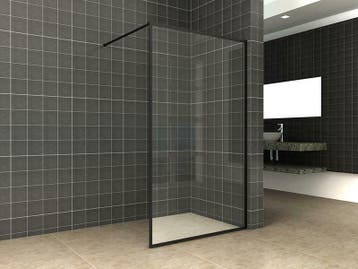 Square inloopdouche 10mm NANO 1000x2000 mat-zwart, Ophalen of Verzenden, Nieuw