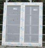 pvc raam , chassis van 149 x 165  wit / kwartsgrijs, Bricolage & Construction, Châssis & Portes coulissantes, Ophalen of Verzenden